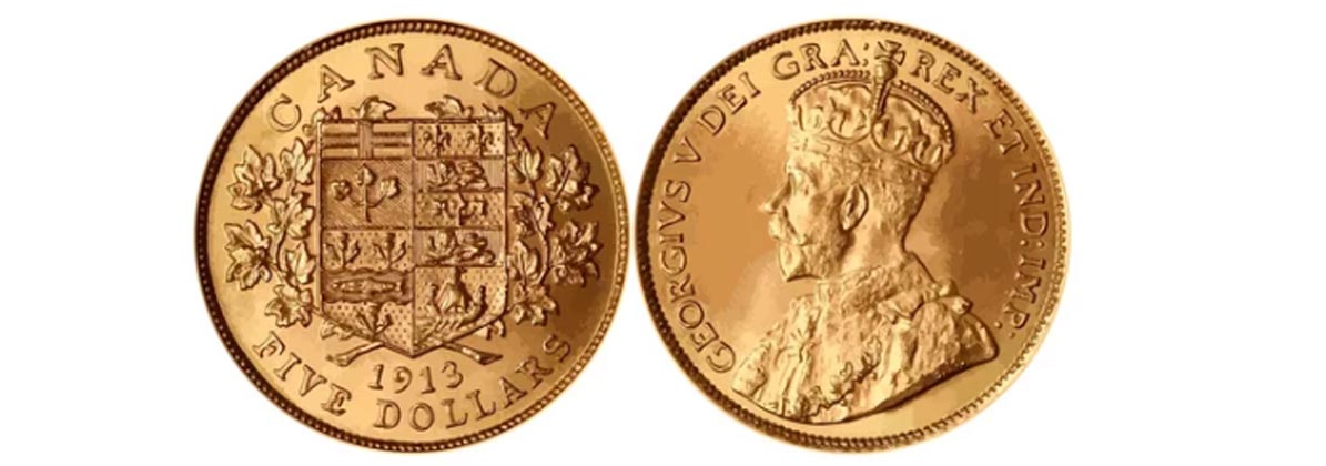 Goldmünze Kanada Golddollar
