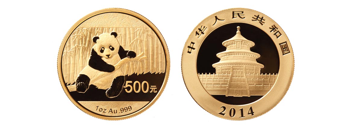 Gold Panda Goldmünzen