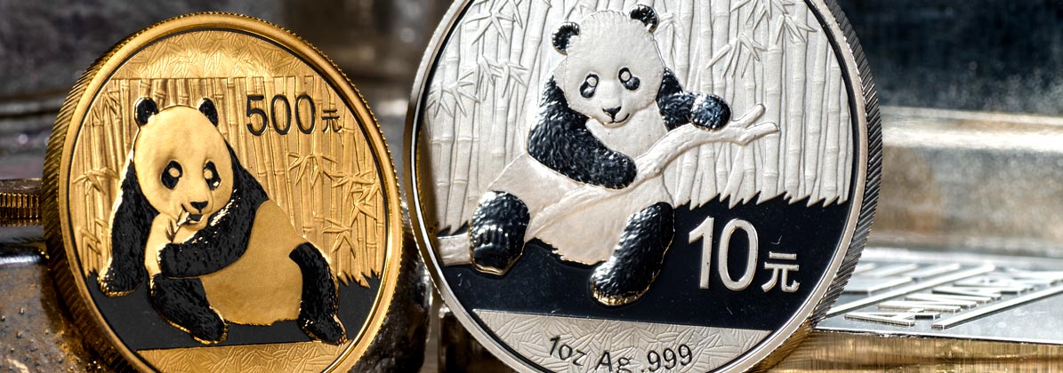 Gold Panda Münzen