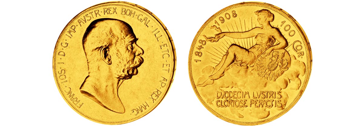 Kronen: die Goldmünze Goldkrone