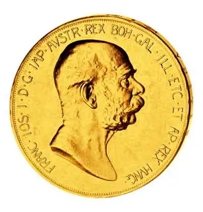 Goldmünze Goldkrone