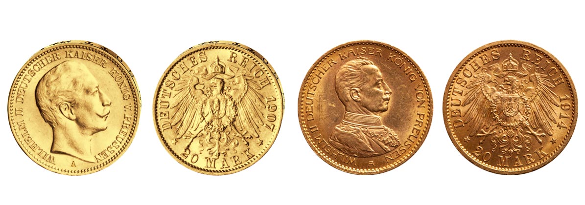 Reichsmark Goldmünzen